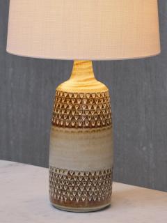Einar Johansen Large Einar Johansen Ceramic Relief Table Lamp S holm Stent j Denmark 1960s - 4750938