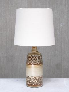 Einar Johansen Large Einar Johansen Ceramic Relief Table Lamp S holm Stent j Denmark 1960s - 4750960