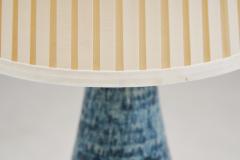 Einar Johansen Model 3041 Stoneware Table Lamp by Einar Johansen Denmark ca 1960s - 2953636