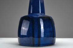 Einar Johansen Pair of 1020 Blue Ceramic Table Lamps by Einar Johansen Denmark ca 1960s - 4711046