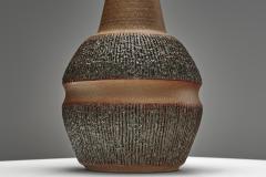 Einar Johansen Pair of 3073 Glazed Stoneware Table Lamps by Einar Johansen Denmark ca 1950s - 4782012
