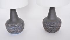 Einar Johansen Pair of Danish Midcentury Ceramic Lamps Model 3048 by Einar Johansen for Soholm - 3106988