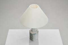 Einar Johansen Pair of Einar Johansen Stoneware Table Lamps for S holm Stent j Denmark 1960s - 3681691