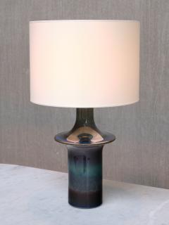 Einar Johansen Pair of Einar Johansen Table Lamps in Glazed Stoneware S holm Denmark 1960s - 4174092