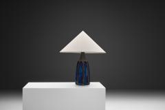 Einar Johansen Stoneware Table Lamp by Einar Johansen for S holm Denmark 1960s - 4614761