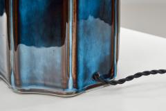 Einar Johansen Stoneware Table Lamp by Einar Johansen for S holm Denmark 1960s - 4614770