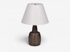 Einar Johansen Table Lamp Brown Stoneware Denmark 1960s - 4794286