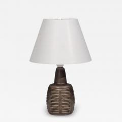Einar Johansen Table Lamp Brown Stoneware Denmark 1960s - 4796126