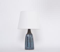 Einar Johansen Tall Blue Stoneware Table Lamp Model 1042 by Einar Johansen for S holm - 3058755