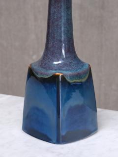 Einar Johansen Tall Einar Johansen Glazed Ceramic Table Lamp S holm Denmark 1960s - 4417417