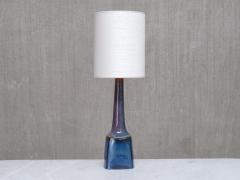 Einar Johansen Tall Einar Johansen Glazed Ceramic Table Lamp S holm Denmark 1960s - 4417419