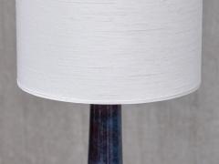 Einar Johansen Tall Einar Johansen Glazed Ceramic Table Lamp S holm Denmark 1960s - 4417421