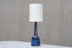 Einar Johansen Tall Einar Johansen Glazed Ceramic Table Lamp S holm Denmark 1960s - 4417427