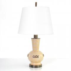 Einar Luterkort EINAR LUTERKORT CERAMIC SWEDISH ART DECO LAMP FOR UPSALA EKEBY SWEDEN - 4315332
