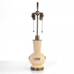 Einar Luterkort EINAR LUTERKORT CERAMIC SWEDISH ART DECO LAMP FOR UPSALA EKEBY SWEDEN - 4315333
