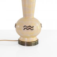 Einar Luterkort EINAR LUTERKORT CERAMIC SWEDISH ART DECO LAMP FOR UPSALA EKEBY SWEDEN - 4315335
