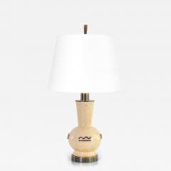 Einar Luterkort EINAR LUTERKORT CERAMIC SWEDISH ART DECO LAMP FOR UPSALA EKEBY SWEDEN - 4345895