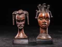Ejagham People Nigeria Female Head statue spikes - 4267780