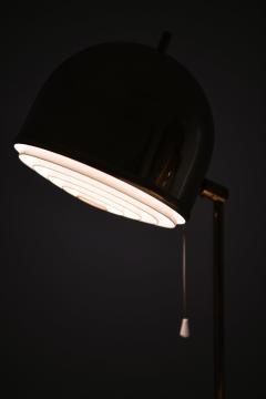 Eje Ahlgren Pair of Table Lamps in Brass and Plastic by Eje Ahlgren 1950s - 4612371