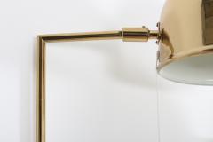 Eje Ahlgren Scandinavian Midcentury Wall Lamps in Brass by Bergboms Sweden - 959677