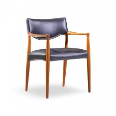 Ejner Larsen Aksel Bender Madsen Aksel Bender Madsen and Ejner Larsen Danish Teak Occasional Lounge Chairs Pair - 4558562