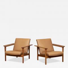 Ejner Larsen Aksel Bender Madsen Askel Bender Madsen Ejner Larsen Lounge Chairs for Willy Beck - 4374535