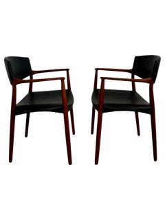 Ejner Larsen Aksel Bender Madsen Ejner Larsen Aksel Bender Madsen Teak Captain Chairs 1950 - 4212160