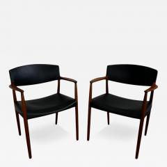 Ejner Larsen Aksel Bender Madsen Ejner Larsen Aksel Bender Madsen Teak Captain Chairs 1950 - 4213869