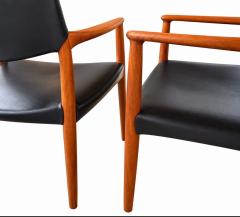 Ejner Larsen Aksel Bender Madsen Ejner Larsen Aksel Bender Madsen Teak Captain Chairs 1950 - 4804263