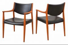 Ejner Larsen Aksel Bender Madsen Ejner Larsen Aksel Bender Madsen Teak Captain Chairs 1950 - 4804264
