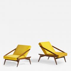 Ejvind A Johansson Pair of Ejvind A Johansson Adjustable Lounge Chairs - 2492374