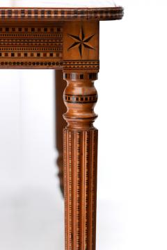 Elaborately Inlaid French Games Table French circa 1875 - 4382152