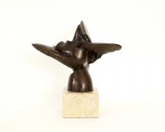 Eladio Gonzalez Sculpture Bronze Cuba Signed P 3 1989 - 3054270