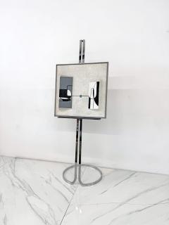 Elaine Cohen Stunning Chrome Easel by Elaine Cohen for Design Institute of America 1970s - 4504758