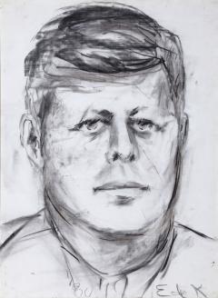 Elaine De Kooning John F Kennedy 10 - 159864