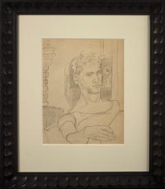 Elaine De Kooning Portrait of Peter The Artists Brother  - 1409092