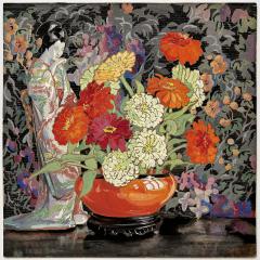 Eleanor Parke Custis Fauve Still Life with Flowers like Louis Valtat - 2683469
