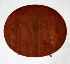 Elegant 18th c Tripod Table with Thin Oval Top - 4480272