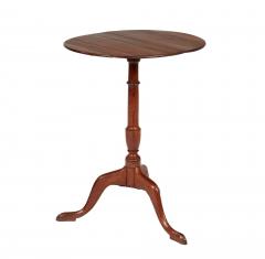 Elegant 18th c Tripod Table with Thin Oval Top - 4480277