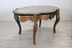 Elegant 19th Century Boulle French Antique Centre Table or Writing Desk - 2501600