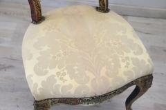 Elegant 19th Century Boulle French Antique Pair of Chairs - 3142956