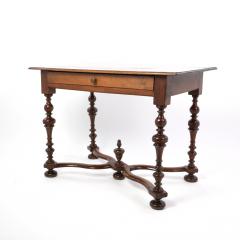 Elegant 19th Century French Baroque Style Fruitwood Writing Table Circa 1880  - 2180373