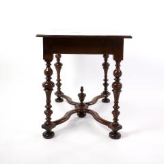Elegant 19th Century French Baroque Style Fruitwood Writing Table Circa 1880  - 2180376