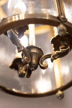 Elegant 20th Century French Gilt Brass Lantern with Curved Detailing - 4070500