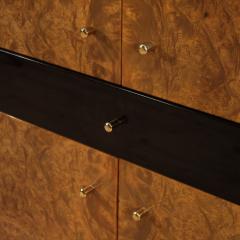 Elegant 20th century burl sideboard - 3883419
