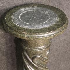 Elegant 20th century marble Italian column - 3973673