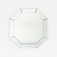 Elegant 8 Sided Mirror With Double Bevel 1960s - 291843