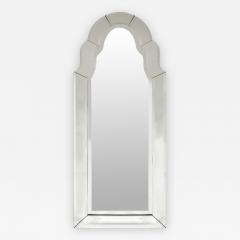 Elegant Arc Top Beveled Wall Hanging Mirror 1960s - 333283