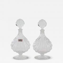 Elegant Baccarat Crystal Pair Perfume Bottles - 2928061