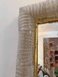 Elegant Backlit Murano Glass Wall Mirror - 4688120